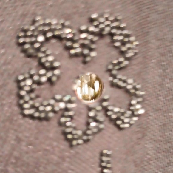 CDC Signature Collection Black Gown with Beads and Rhinestones Size Medium - Picture 4 of 7